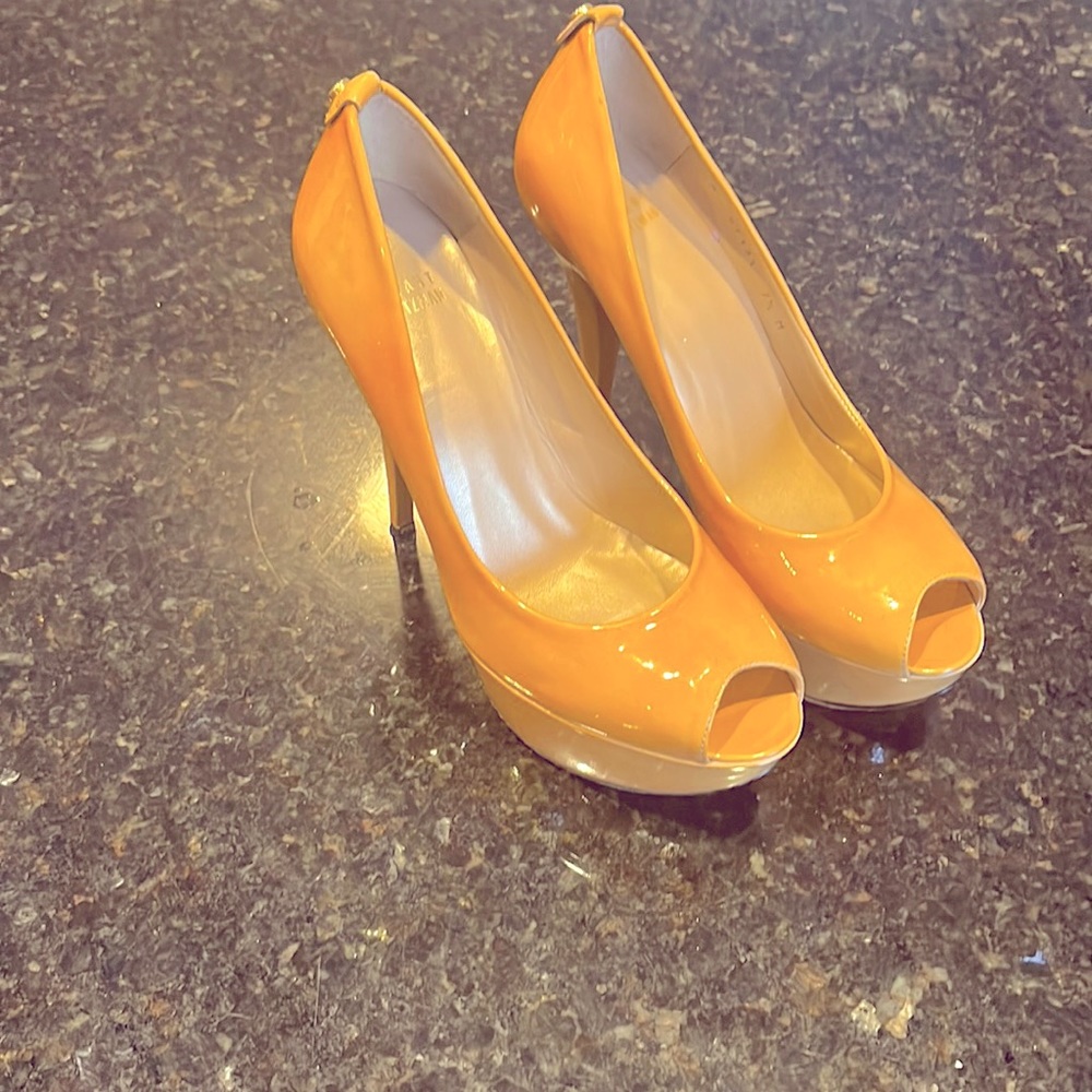 Stuart Weitzman Peep Toe Heels- Very Sexy
